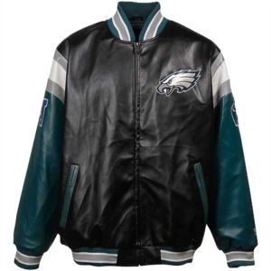 Philadelphia Eagles GIII NFL Pleather Jacket