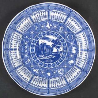 Spode Blue Room Collection 2003 Calendar Plate, Fine China Dinnerware   Multim
