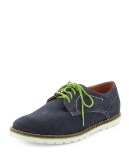 Micky Suede Lace Up Derby, Navy