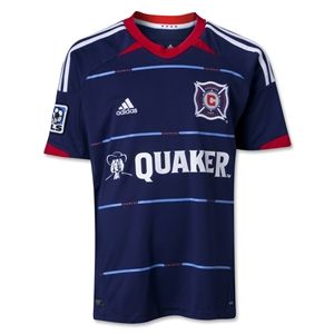 adidas Chicago Fire 2013 SS Secondary Youth Soccer Jersey