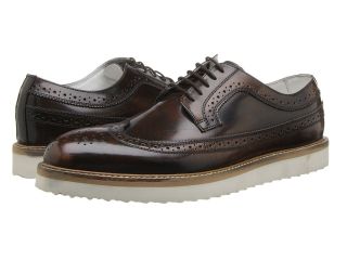 Intrigo Taunley Mens Lace Up Wing Tip Shoes (Tan)