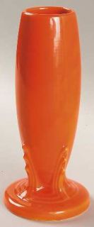 Homer Laughlin  Fiesta Red (Older) Bud Vase, Fine China Dinnerware   Red (Orange