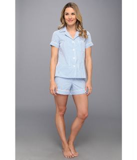 BedHead Shorty PJ Set Womens Pajama Sets (Blue)