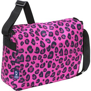 Pink Leopard Laptop Messenger Bag   Pink