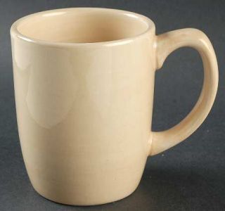 Pier 1 Essential Colours Ivory Mug, Fine China Dinnerware   All Ivory,Undecorate