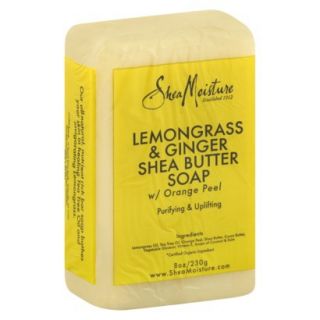 SheaMoisture Lemongrass & Ginger Shea Butter Soap   8 oz