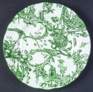 Spode Provincial Garden Green Bread & Butter Plate, Fine China Dinnerware   Impe