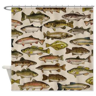  Loads of Fish Shower Curtain  Use code FREECART at Checkout