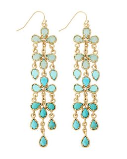 Ombre Turquoise Dangle Earrings