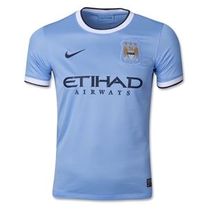 Nike Manchester City 13/14 Youth Home Soccer Jersey