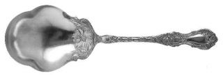Wallace Floral (Silverplate, 1902, No Monograms) Solid Smooth Casserole Spoon  