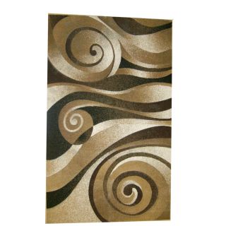 Generations Champagne Abstract Lolli Rug (39 X 51)
