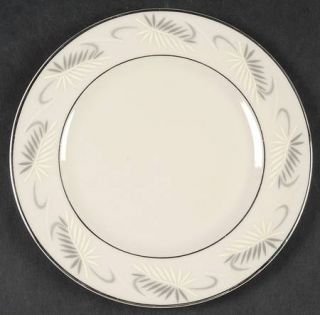 Flintridge Continental White (Rim) Bread & Butter Plate, Fine China Dinnerware  