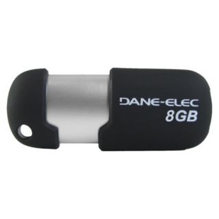 Dane Elec 8GB USB Flash Drive   Black (DA Z08GCNN15D C)