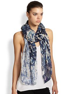 Yigal Azrouel Paintchip Cahsmere & Modal Scarf  