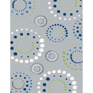 Eternity Geometric Grey Rug (67 X 96)