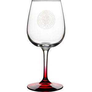 Louisiana Lafayette Ragin Cajuns Boelter Brands Satin Etch Wine Glass