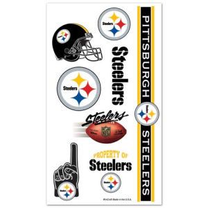Pittsburgh Steelers Wincraft Temporary Tattoos