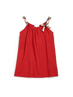 Burberry Girls Check Bow Tank Top