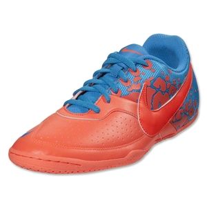 Nike5 Elastico II Indoor Shoe (Bright Mango/Total Crimson/Blue Glow)