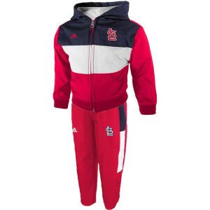 St. Louis Cardinals adidas MLB Toddler Full Zip Hooded Jacket & Pant Set