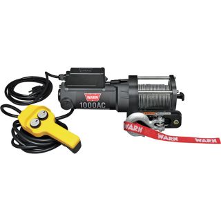 WARN Utility Winch   1000 Lb. Capacity, 120 Volt AC, Model 80010