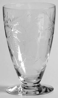 Heisey Everglade Juice Glass   Stem #3389, Cut #913