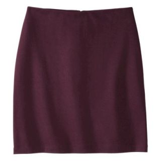 Mossimo Petites Ponte Pencil Skirt   Purple XLP