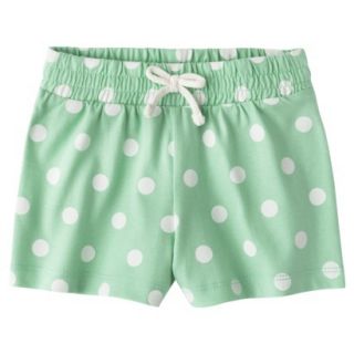 Circo Infant Toddler Girls Polka Dot Lounge Short   Mint Green 5T