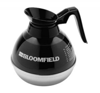 Bloomfield Unbreakable Decanter w/ Black Handle, Stainless Bottom