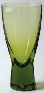 Imperial Glass Ohio Reflection Verde Green Wine Glass   Verde Green