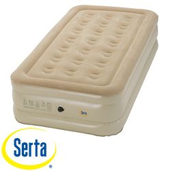 Serta Raised Twin size Airbed With External Ac Pump