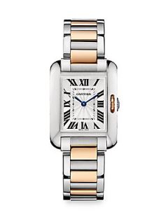 Cartier 18K Pink Gold & Stainless Steel Watch   No Color