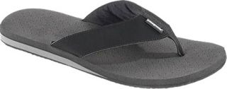 Mens Patagonia Reflip   Black Synthetic Thong Sandals