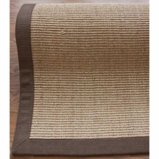Nuloom Handmade Alexa Eco Natural Fiber Cotton Border Sisal Rug (8 X 10)