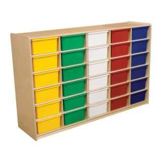 Wood Designs Storage Unit with 5 30 Letter Trays WD1856 Tray Option Assorted