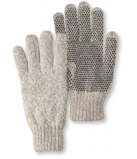 Ragg Wool Gloves With Gripper Dots