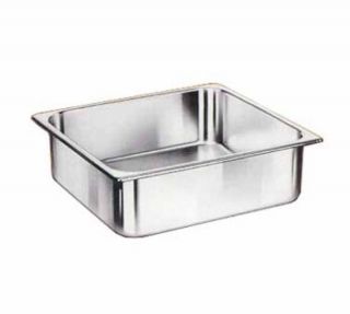 Browne Foodservice Stack A Way Steam Table Pan, 2/3 Size, 4 in Deep, 24 Gauge