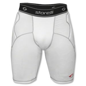 hidden Storelli Bodyshield Sliding Shorts (White)