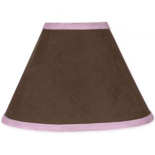 Sweet Jojo Designs Soho Pink And Brown Lamp Shade (Brown/ pinkDimensions 7 inches high x 10 inches bottom diameter x 4 inches top diameterMaterial 100 percent microsuedeLamp base is NOT includedThe digital images we display have the most accurate color 