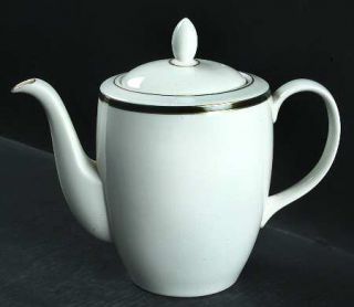Royal Doulton Oxford Green (England) Coffee Pot & Lid, Fine China Dinnerware   E