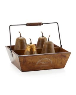 5 Piece Pears in a Basket Set