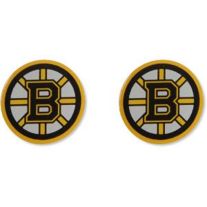 Boston Bruins AMINCO INC. Logo Post Earrings
