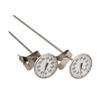 Browne Foodservice 12 in Candy / Fry Thermometer, 2 1/8 in dial, 50 to 500 degrees F