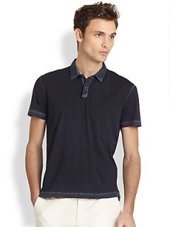 Theory Dennison Suspension Polo Tee   Eclipse