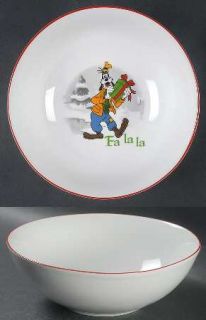 Disney MickeyS Vintage Holiday Soup/Cereal Bowl, Fine China Dinnerware   Disney