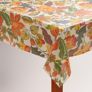 Floral Henri Oilcloth Tablecloth   World Market