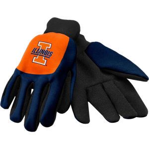 Illinois Fighting Illini Forever Collectibles Color Block Utility Gloves