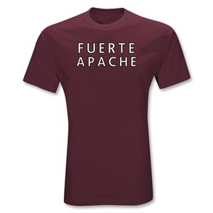 Euro 2012   Fuerte Apache T Shirt (Maroon)