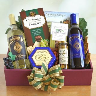 Tasting and Toasting Wine Gift Basket Multicolor   71079